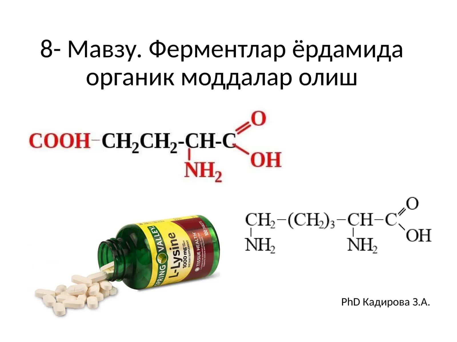 Ферментлар ёрдамида органик моддалар олиш