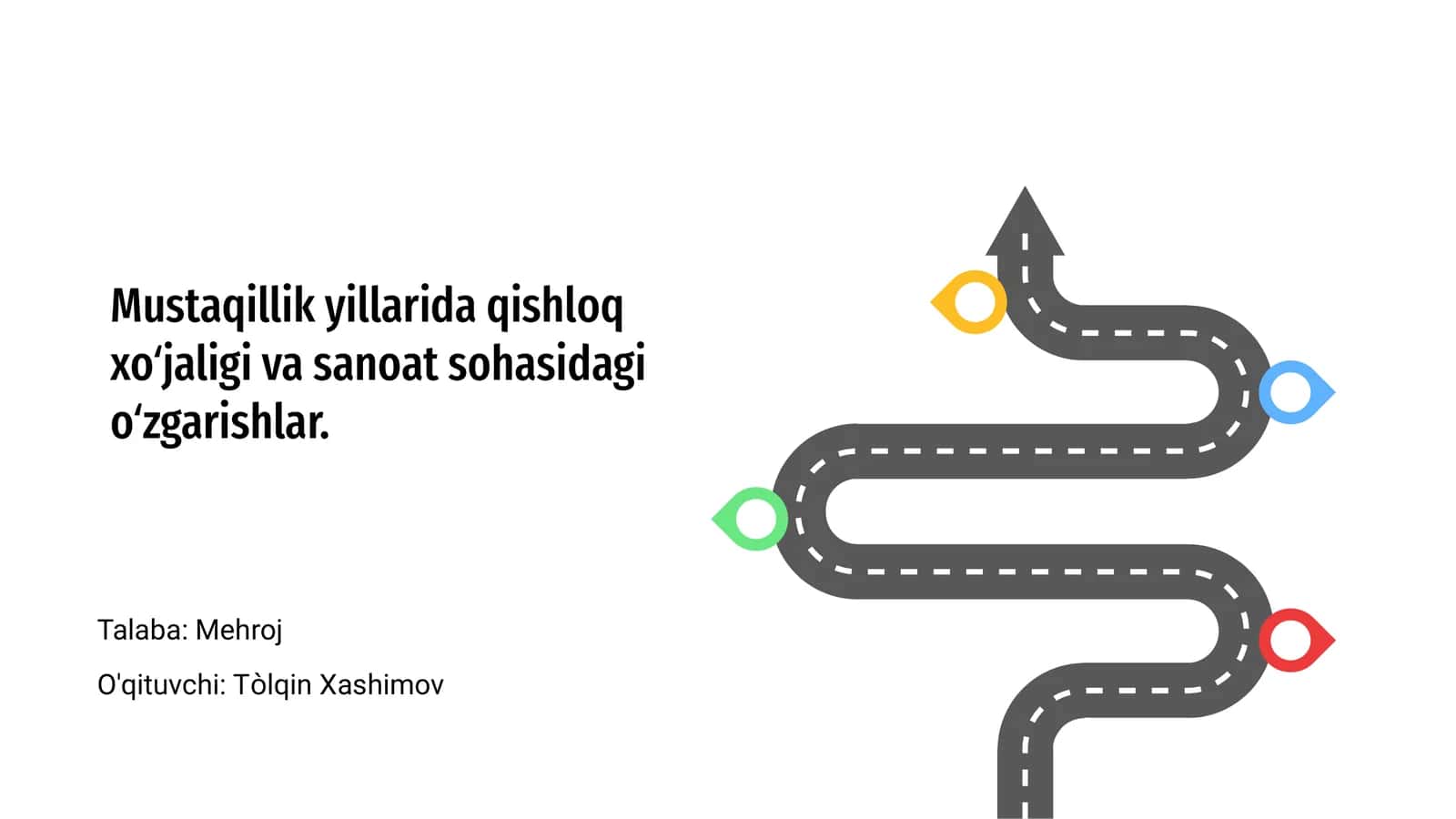 Mustaqillik yillarida qishloq xo‘jaligi va sanoat sohasidagi o‘zgarishlar
