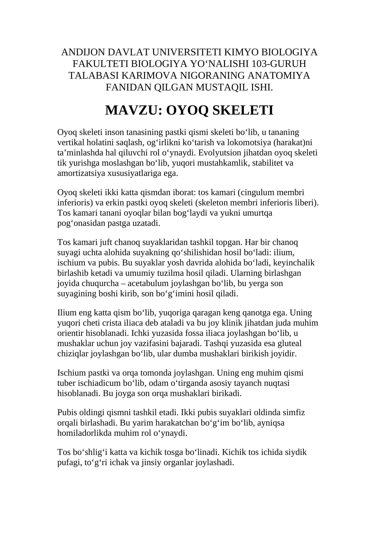 OYOQ SKELETI