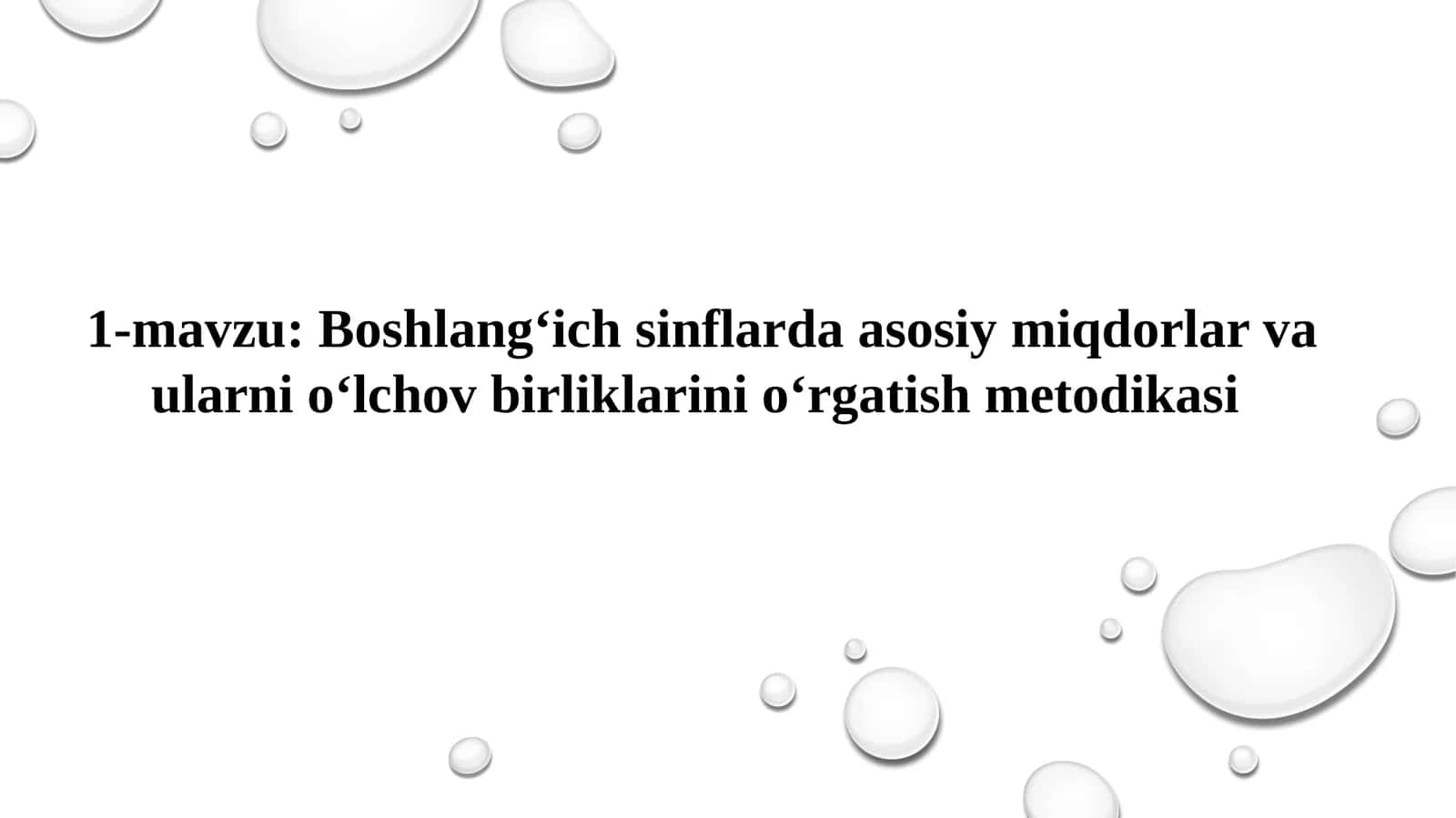 Boshlang‘ich sinflarda asosiy miqdorlar va ularni o‘lchov birliklarini o‘rgatish metodikasi