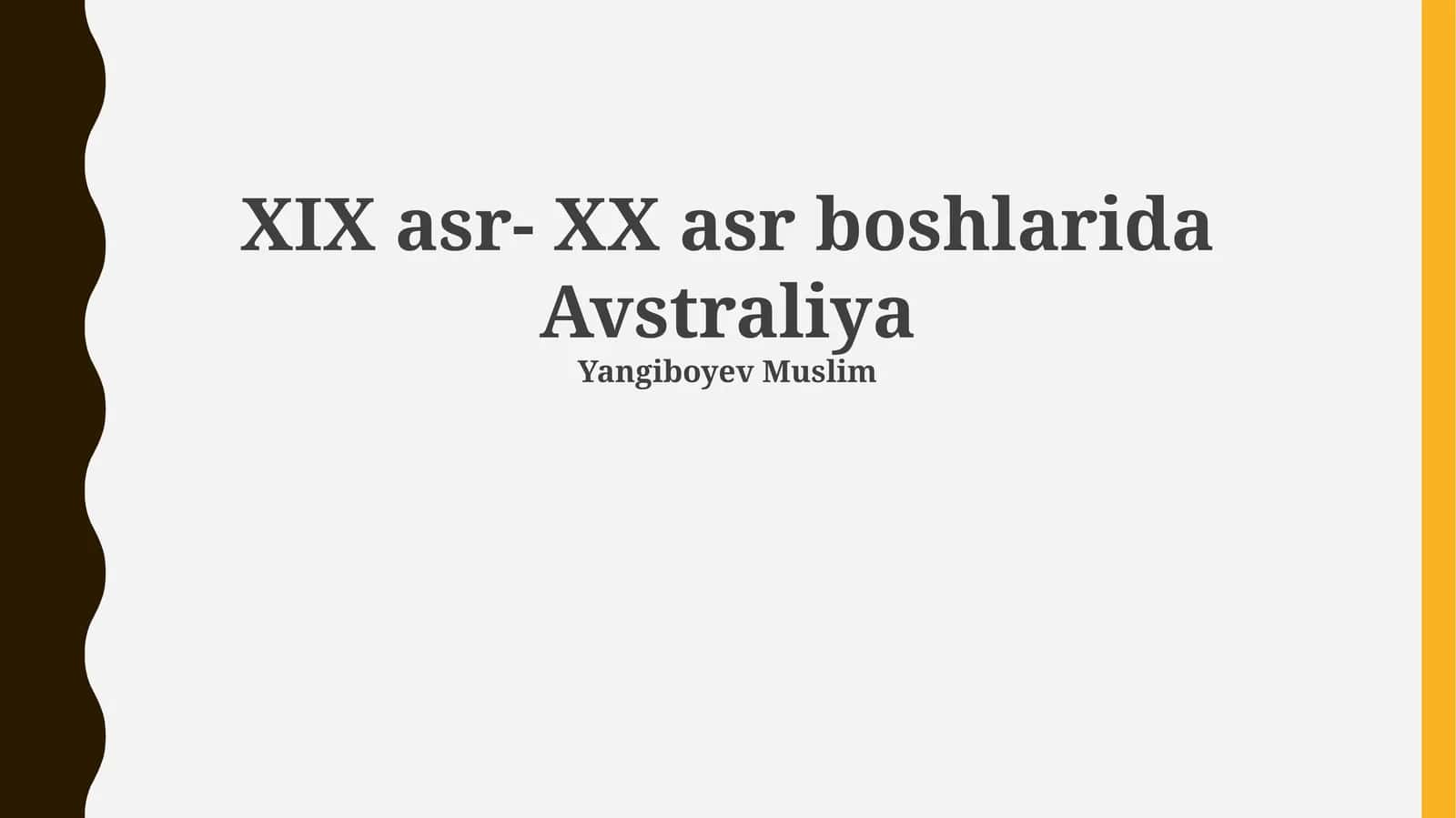 Britaniya mustamlakachiligi va oltin isitmasi davri